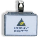 ESD badge holder