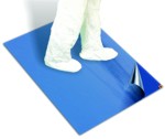Sticky mat for clean rooms