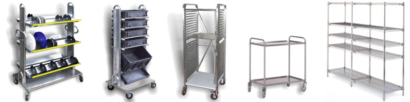 Trolleys and shelving